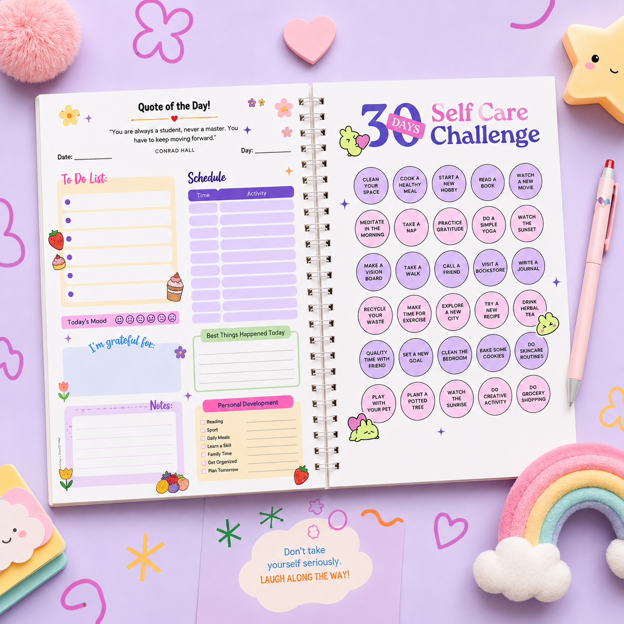 Kids Daily Planner (Spiral Binding Edition)
